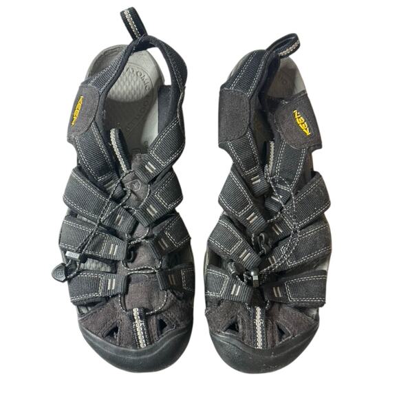 Keen Men's Clearwater CNX Sandals Water Shoes Black  Size 11 - Picture 1 of 7